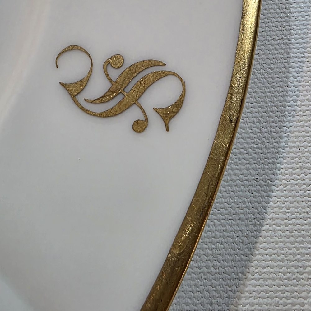 Antique T&V Limoges France Monogrammed Plate – Acme Art China NY Decor - Picture 6 of 6